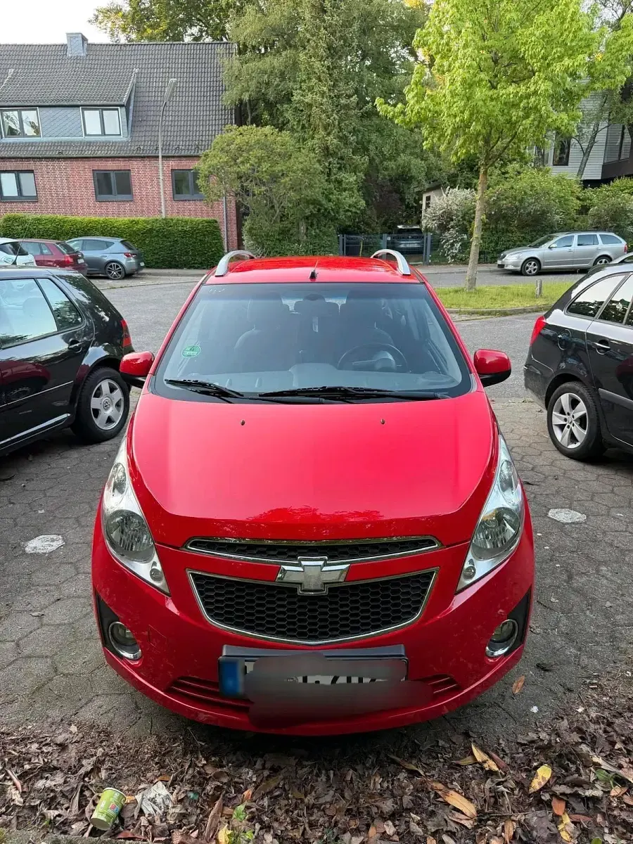 Gebraucht Chevrolet Spark 2010 Rot Kleinwagen