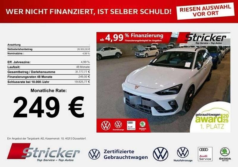 Gebraucht Cupra Leon 150 PS (110 kW) 2025 Glacial weiß metallic Kombi