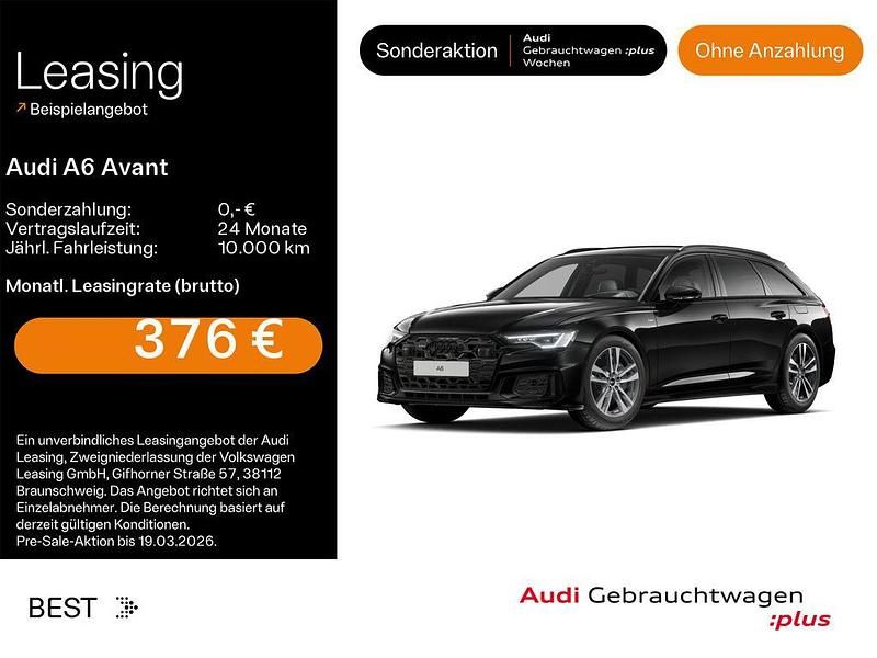 Gebraucht Audi A6 S-Line 299 PS (219 kW) 2025 Mythosschwarz metallic Kombi