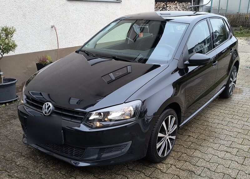 Schwarz Gebraucht 2009 VW Polo Trendline Kleinwagen | 4.450 € (Teuer) - Bild 1/4