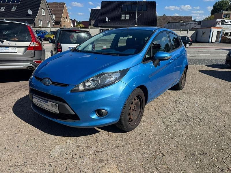 Blau Gebraucht 2009 Ford Fiesta Trend Kleinwagen | 4.390 € (Fairer Preis) - Bild 1/4