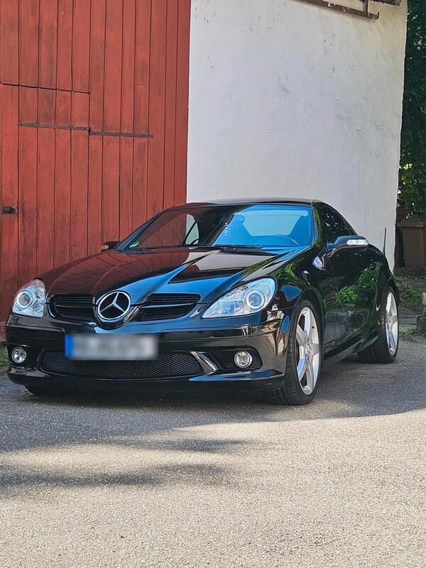 Schwarz Gebraucht 2006 Mercedes SLK350 Cabrio | 14.200 € (Teuer) - Bild 1/4