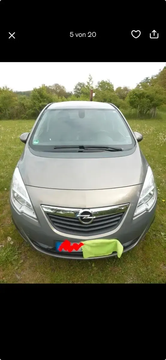 Gebraucht Opel Meriva Eco 140 PS (102 kW) 2011 Grau Van / Kleinbus