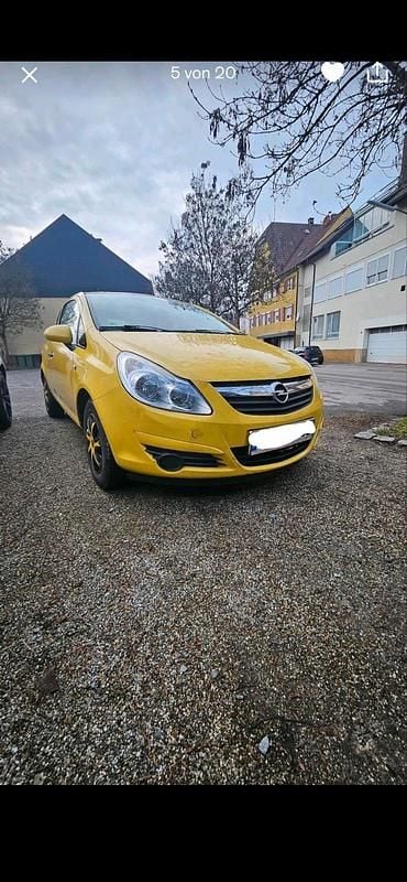 Gebraucht Opel Corsa 60 PS (44 kW) 2009 Gelb Kleinwagen