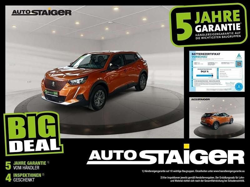 Lackierung orange fusion/typ aussen Gebraucht 2022 Peugeot e-2008 Active SUV | 16.896 € (Superpreis) - Bild 1/4