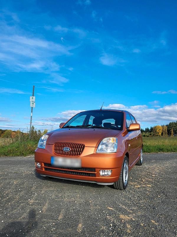 Gebraucht Kia Picanto EX 65 PS (47 kW) 2005 Orange Kleinwagen