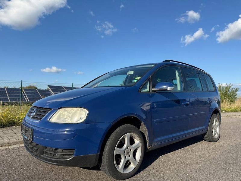 Blau Gebraucht 2006 VW Touran Van / Kleinbus | 1.699 € (Superpreis) - Bild 1/4