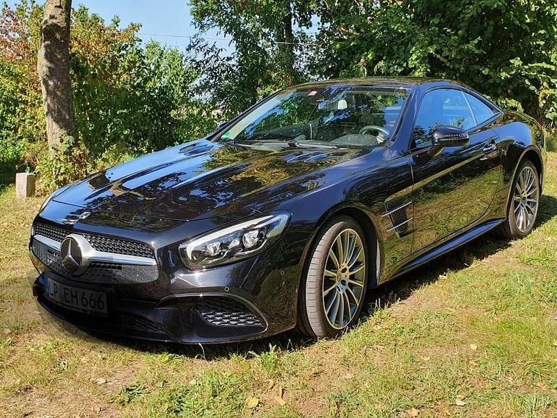 Schwarz Gebraucht 2019 Mercedes SL400 Edition Cabrio | 57.000 € (Fairer Preis) - Bild 1/4