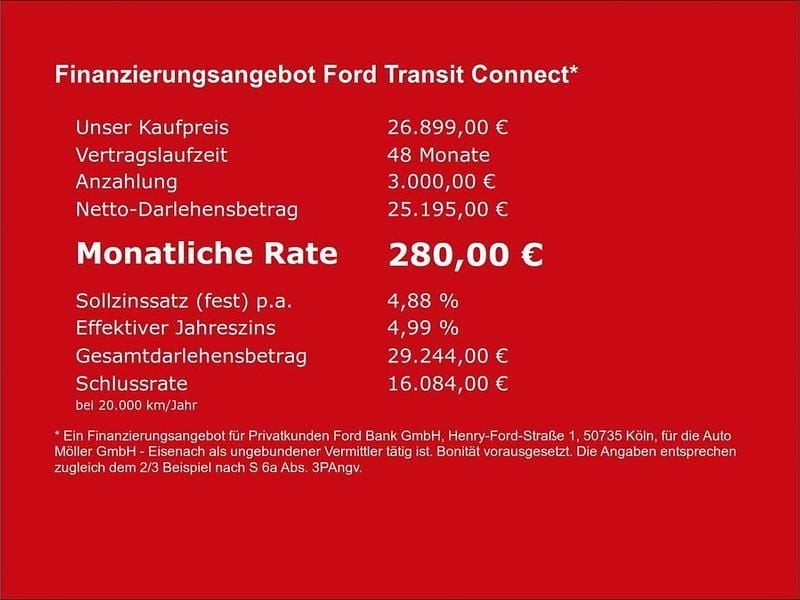 Neu Ford Transit Connect Limited 102 PS (75 kW) 2025 Graphite grey met. Van / Kleinbus