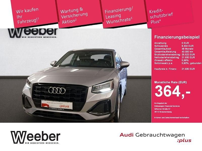 Florettsilber (metallic) Gebraucht 2021 Audi Q2 Ambiente SUV | 21.930 € (Guter Preis) - Bild 1/4