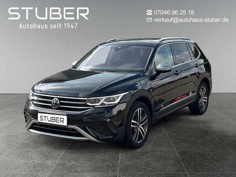 Schwarz Gebraucht 2022 VW Tiguan Allspace Elegance SUV | 37.990 € (Fairer Preis) - Bild 1/4