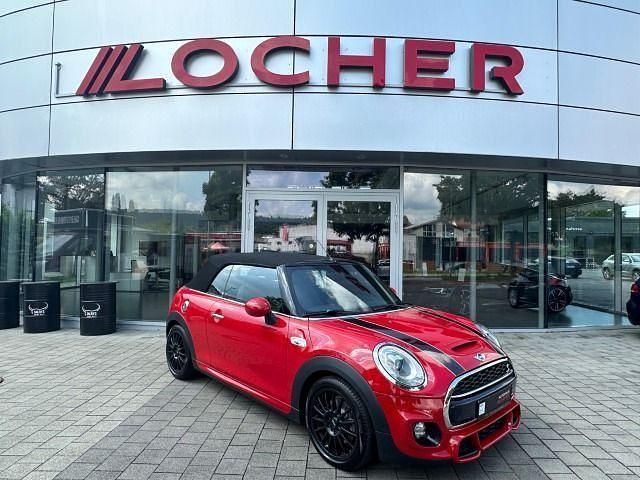 Rot Gebraucht 2016 Mini John Cooper Works Cabriolet Cabrio | 18.499 € (Fairer Preis) - Bild 1/4