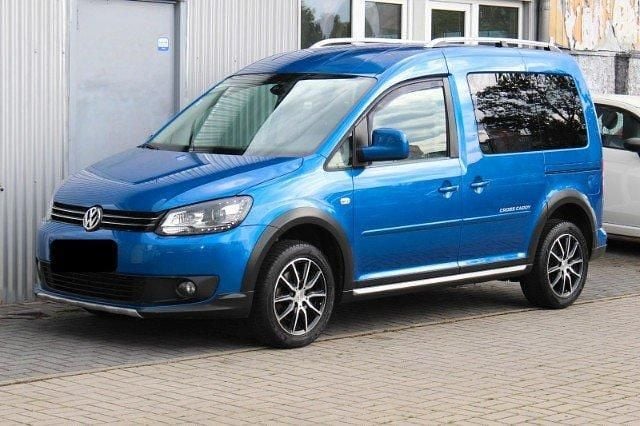 Gebraucht VW Caddy 102 PS (75 kW) 2014 Blau metallic Van / Kleinbus