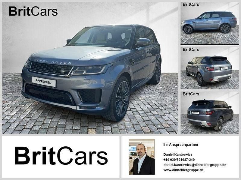 Byron blue/ivory Gebraucht 2021 Land Rover Range Rover Sport Autobiography Dynamic SUV | 63.394 € (Etwas zu teuer) - Bild 1/4