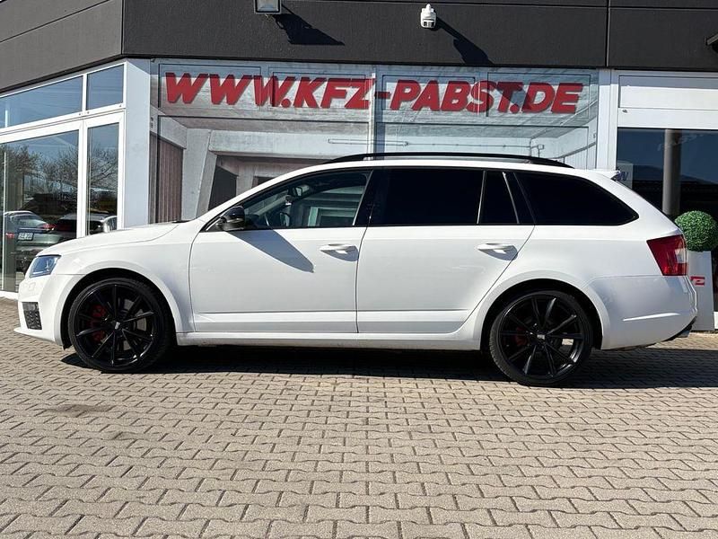 Gebraucht Skoda Octavia RS 184 PS (135 kW) 2014 Weiß Kleinwagen