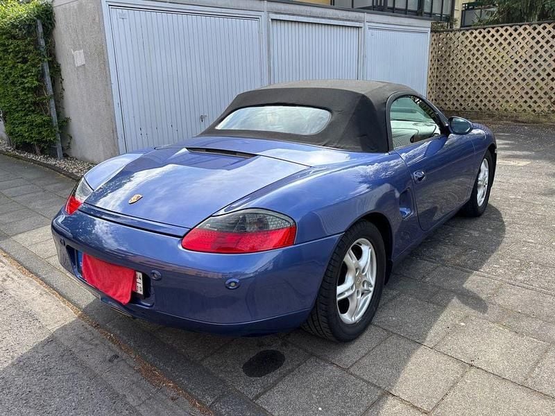 Gebraucht Porsche Boxster 204 PS (150 kW) 1998 Blau Cabrio