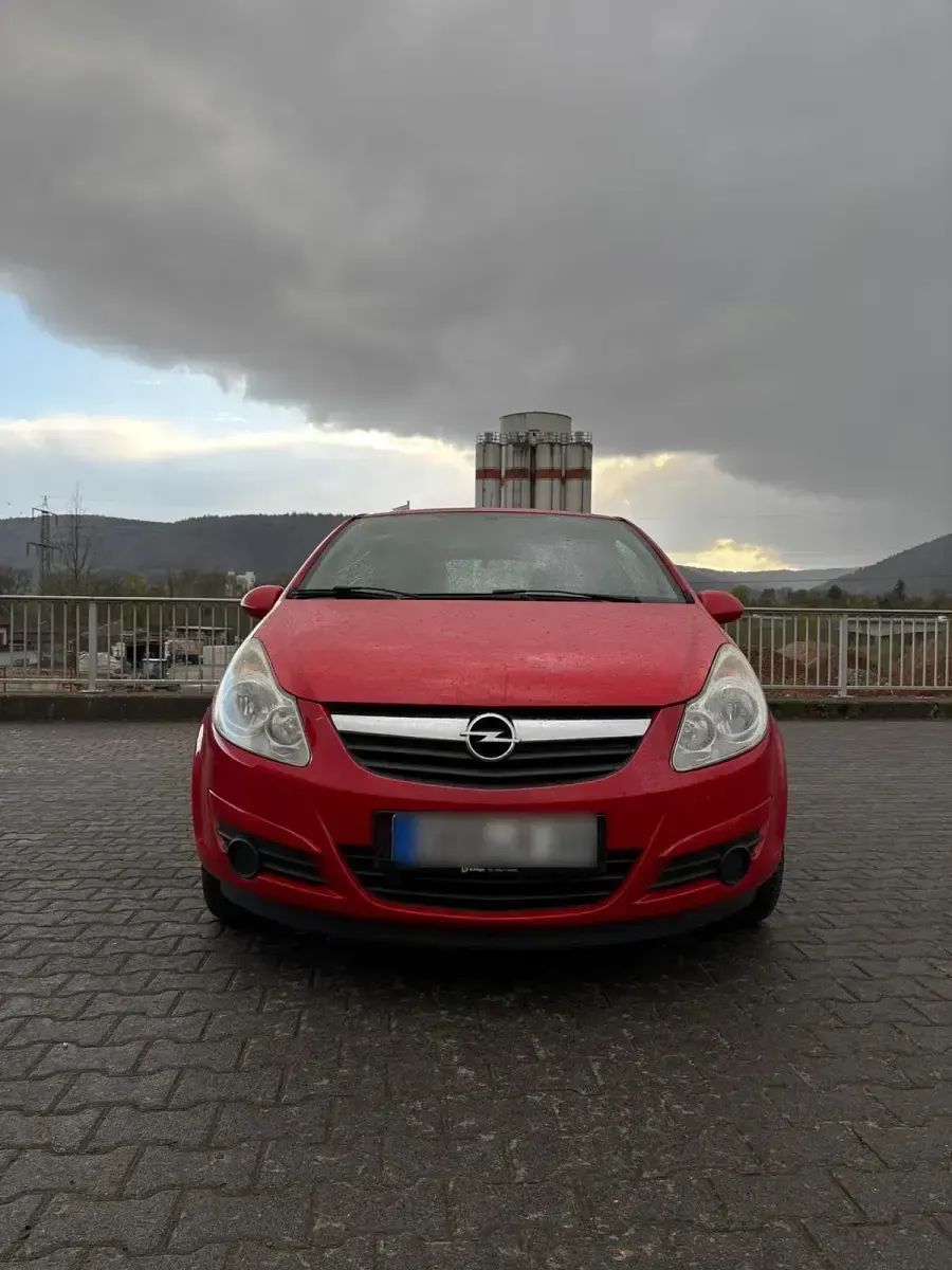 Gebraucht Opel Corsa 60 PS (44 kW) 2009 Rot Kleinwagen