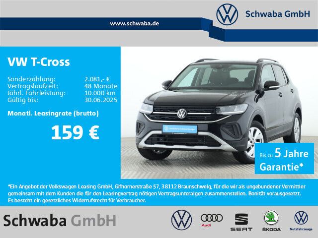 Deep black perleffekt Gebraucht 2024 VW T-Cross Life SUV | 20.810 € (Fairer Preis) - Bild 1/4