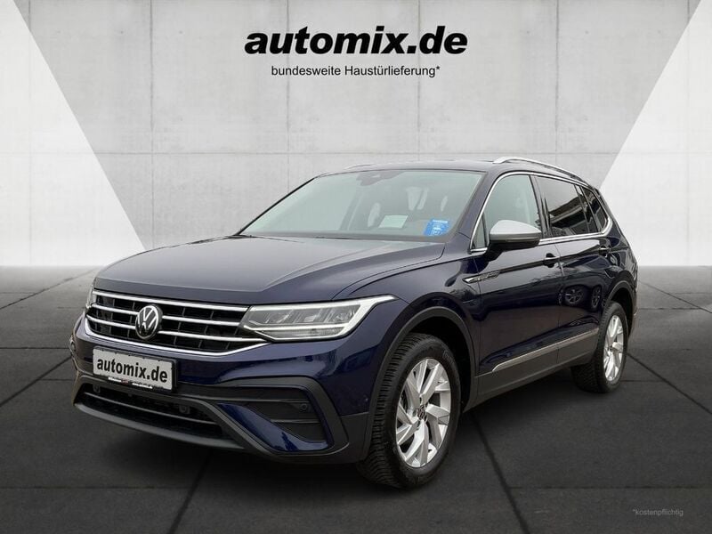Atlantic blue Gebraucht 2022 VW Tiguan Allspace Life SUV | 35.150 € (Fairer Preis) - Bild 1/4