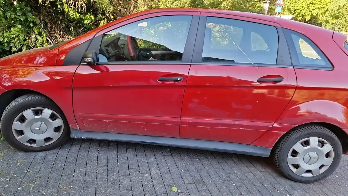 Gebraucht Mercedes B200 2006 Rot Van / Kleinbus