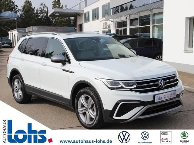 Gebraucht VW Tiguan Allspace Elegance 150 PS (110 kW) 2022 Pure white SUV