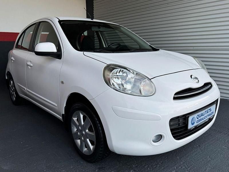 Gebraucht Nissan Micra Acenta 80 PS (58 kW) 2011 Weiß Limousine