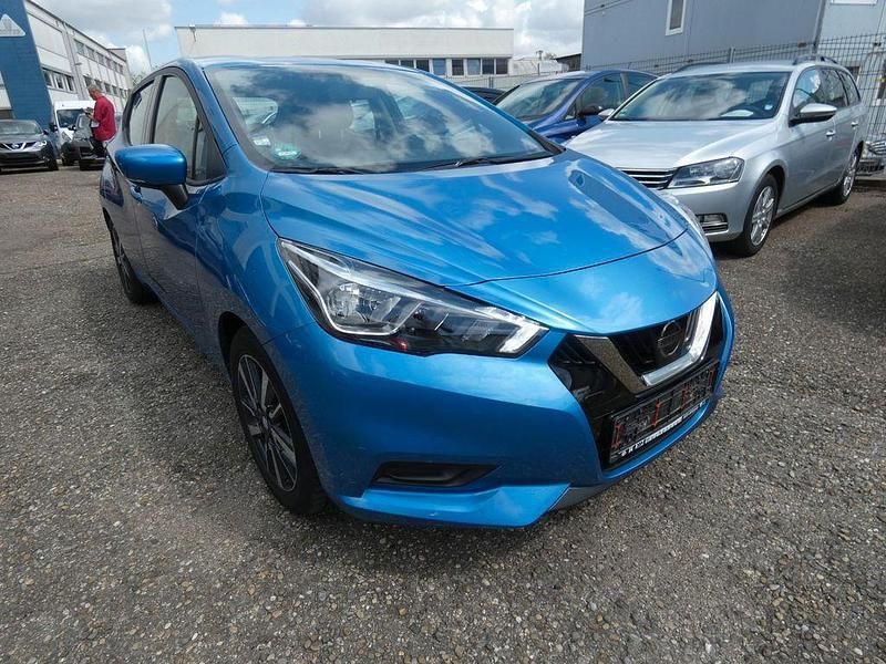 Blau Gebraucht 2017 Nissan Micra Acenta Kleinwagen | 7.900 € (Fairer Preis) - Bild 1/4