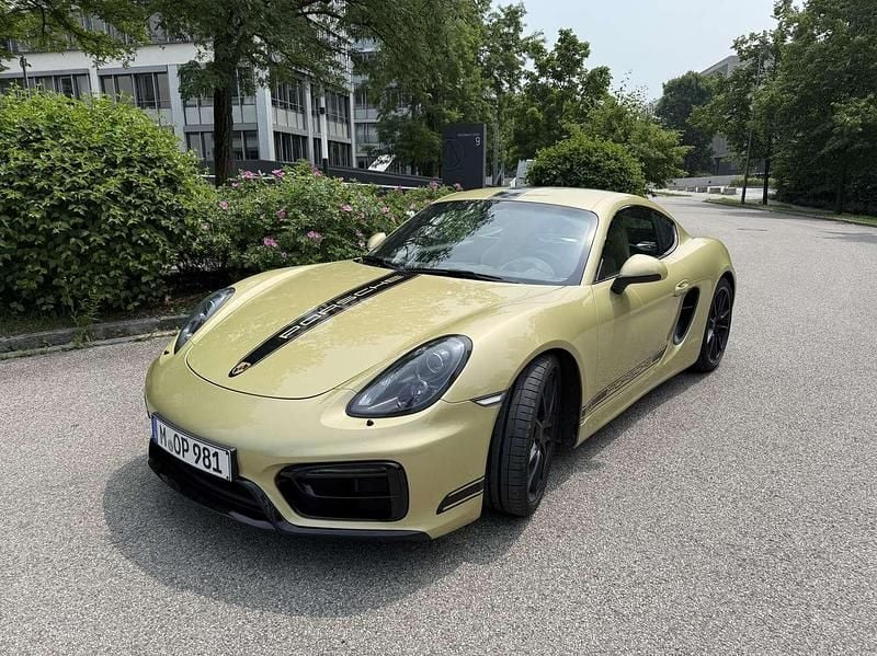 Gelb Gebraucht 2016 Porsche Cayman GTS Coupé | 59.500 € - Bild 1/4