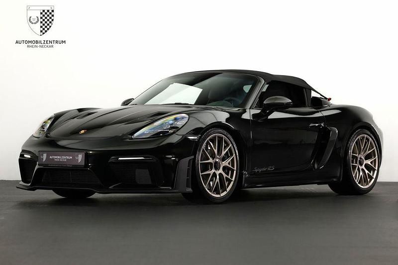 Neu Porsche 718 Spyder 500 PS (367 kW) 2025 Grün Cabrio
