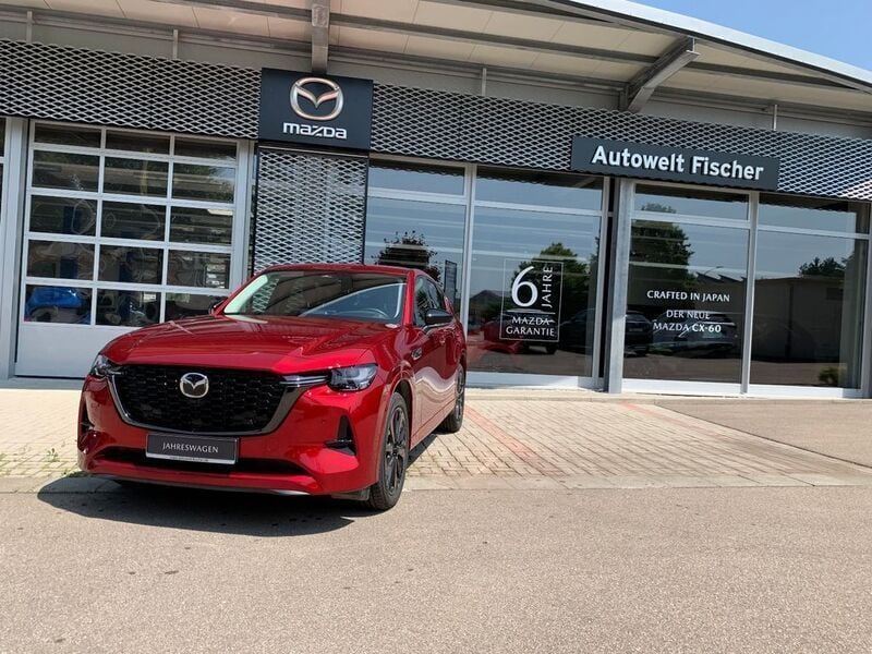 Rot Gebraucht 2024 Mazda CX-60 Homura-Line SUV | 45.490 € (Superpreis) - Bild 1/4