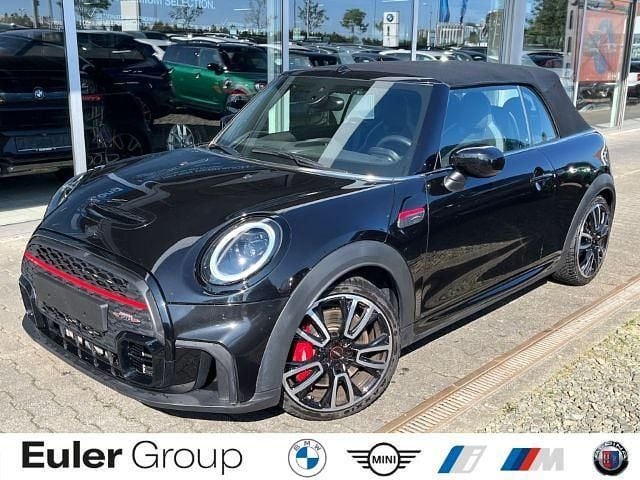 Schwarz Gebraucht 2021 Mini John Cooper Works Cabriolet Cabrio | 33.799 € (Fairer Preis) - Bild 1/4