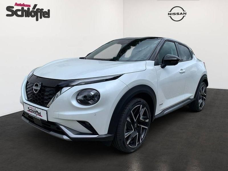 Pearl white pearleffekt/ dach Gebraucht 2024 Nissan Juke SUV | 32.490 € - Bild 1/4