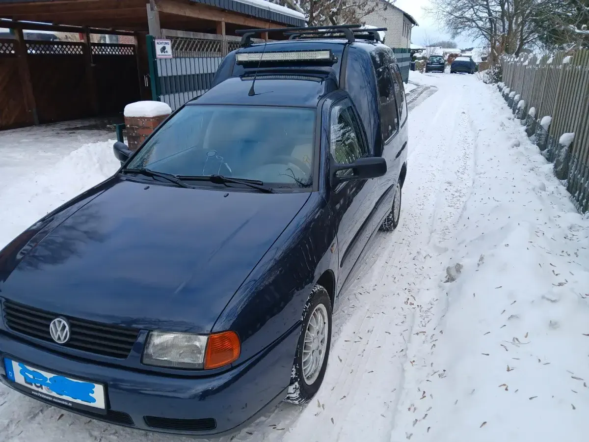 Gebraucht VW Caddy 64 PS (47 kW) 2002 Blau Van / Kleinbus