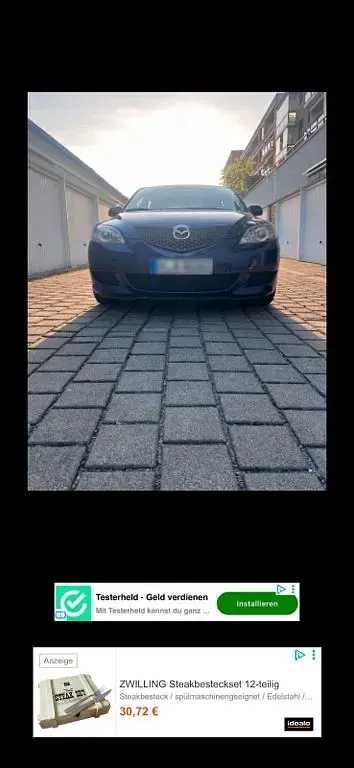 Gebraucht Mazda 3 Comfort 84 PS (61 kW) 2005 Blau Limousine