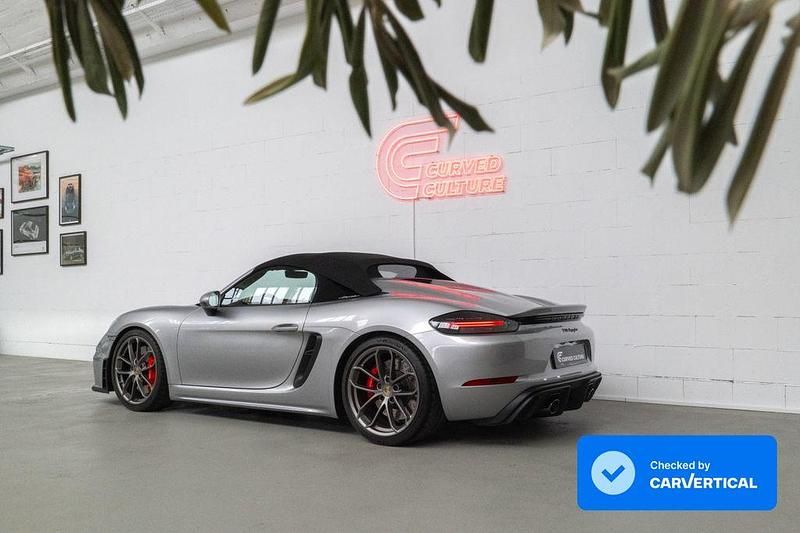 Gtsilber metallic Gebraucht 2020 Porsche 718 Boxster Cabrio | 94.990 € (Teuer) - Bild 1/4