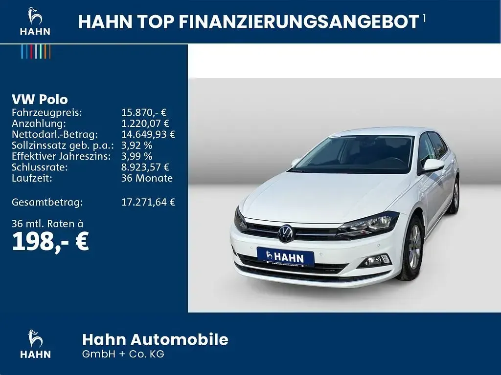 Gebraucht VW Polo Highline 95 PS (69 kW) 2021 Pure white Kleinwagen