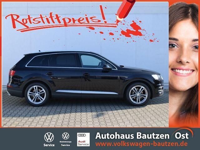 Orcaschwarz metallic Gebraucht 2017 Audi Q7 Comfort SUV | 40.860 € (Teuer) - Bild 1/4