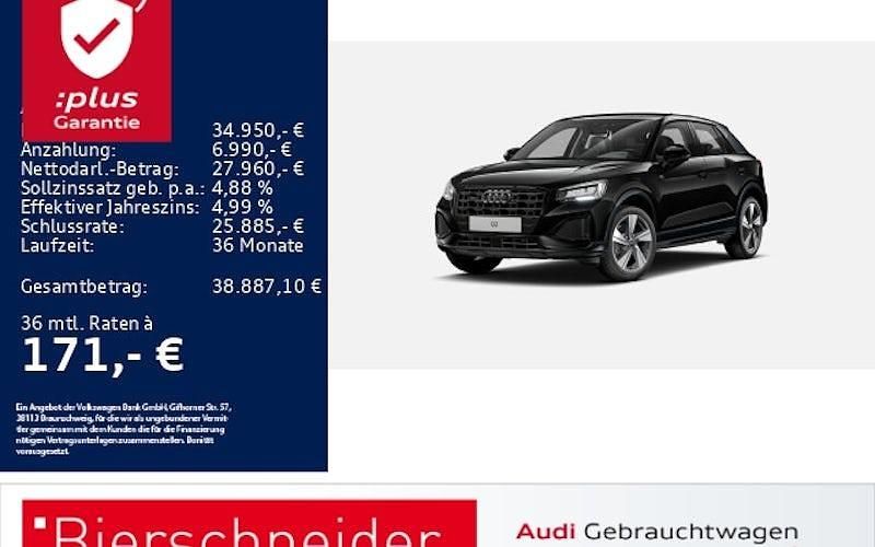 Schwarz Gebraucht 2024 Audi Q2 Advanced SUV | 34.450 € (Fairer Preis) - Bild 1/4