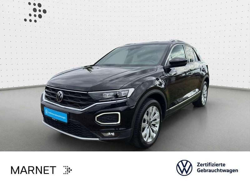 Schwarz Gebraucht 2021 VW T-Roc Sportline SUV | 22.990 € (Fairer Preis) - Bild 1/1