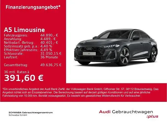 Gebraucht Audi A5 S-Line 204 PS (150 kW) 2025 Daytonagrau perleffekt Limousine