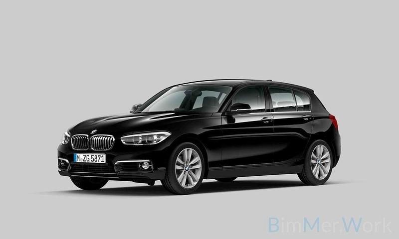 Schwarz Gebraucht 2019 BMW 118 Urban Line Kleinwagen | 15.399 € (Guter Preis) - Bild 1/2