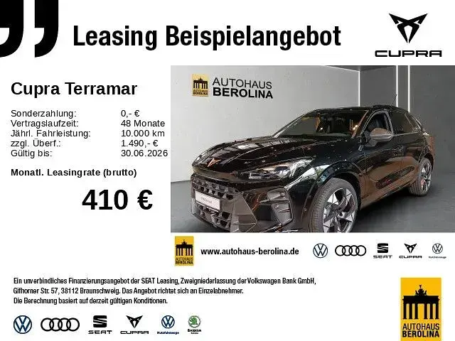 Neu Cupra Terramar 150 PS (110 kW) 2026 Midnight schwarz metallic SUV