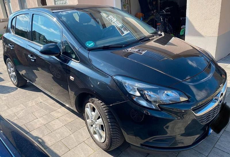 Gebraucht Opel Corsa Edition 90 PS (66 kW) 2015 Schwarz Kleinwagen