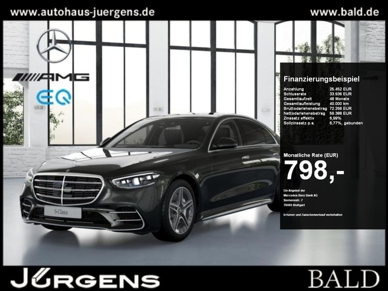 Metalliclack graphitgrau Gebraucht 2022 Mercedes S580 AMG Limousine | 84.740 € - Bild 1/4