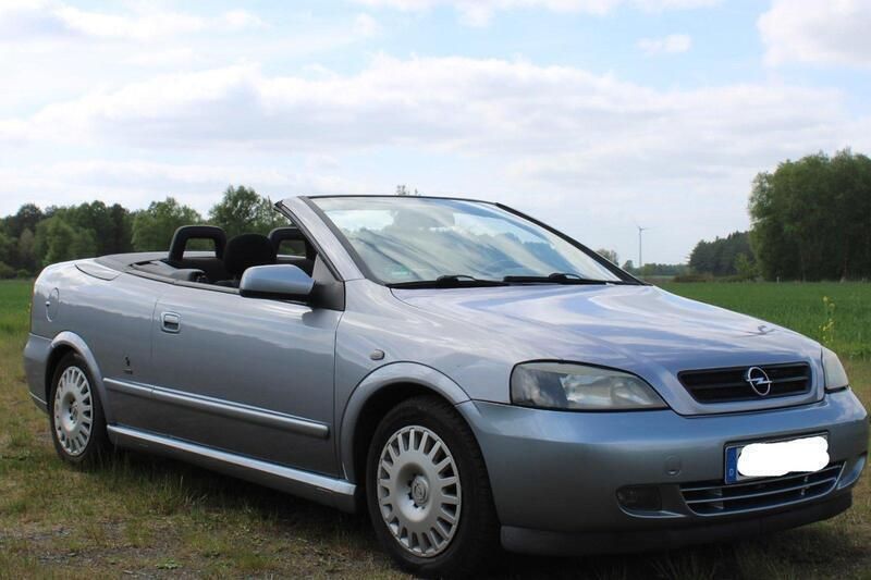 Grau Gebraucht 2004 Opel Astra Cabriolet Cabrio | 1.650 € (Fairer Preis) - Bild 1/4