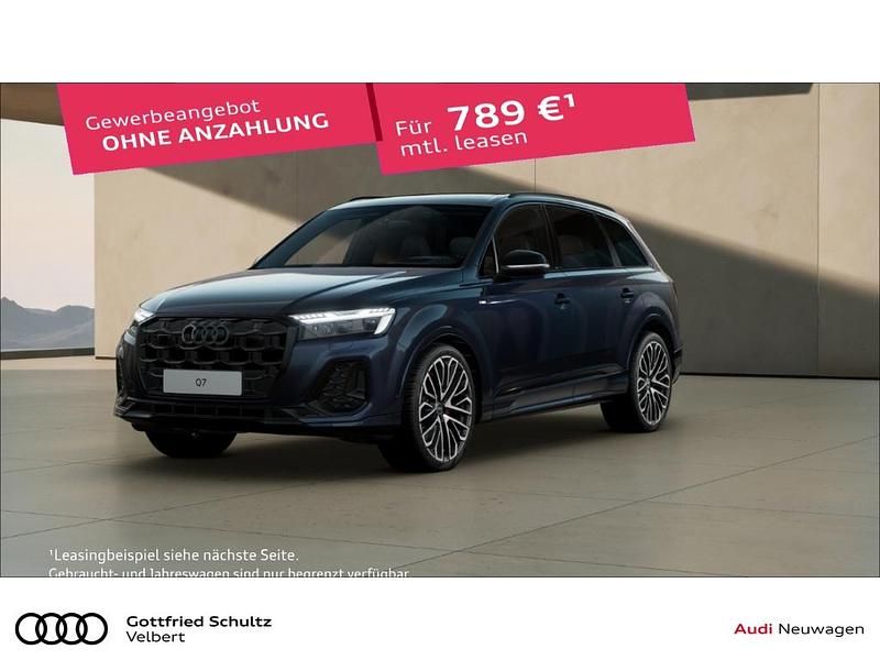 Neu Audi Q7 S-Line 286 PS (210 kW) 2026 Blau SUV