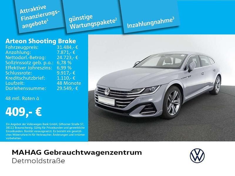 Mondsteingrau Gebraucht 2023 VW Arteon R-line Kombi | 31.484 € (Guter Preis) - Bild 1/2
