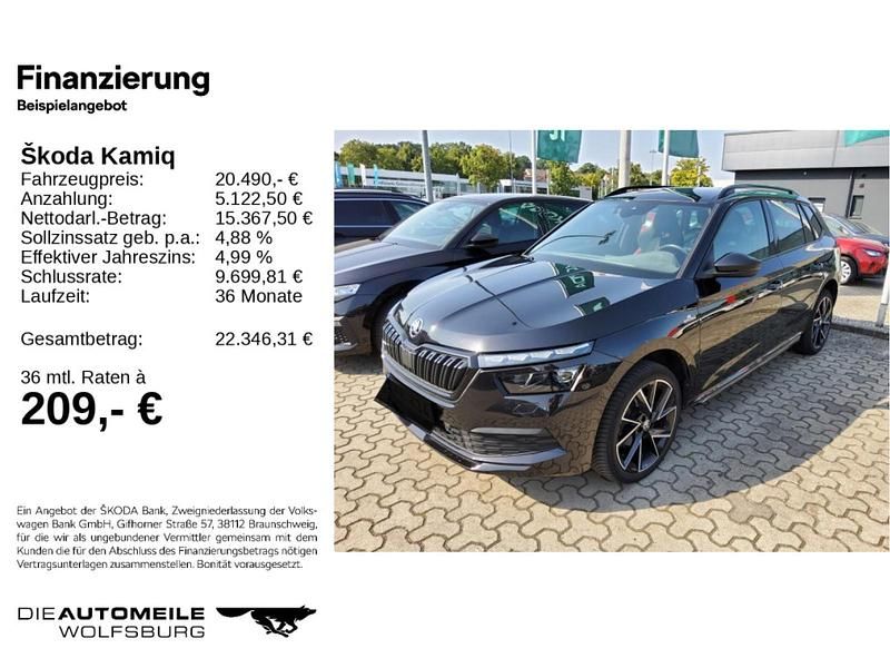 Gebraucht Skoda Kamiq Monte Carlo 110 PS (80 kW) 2022 SUV