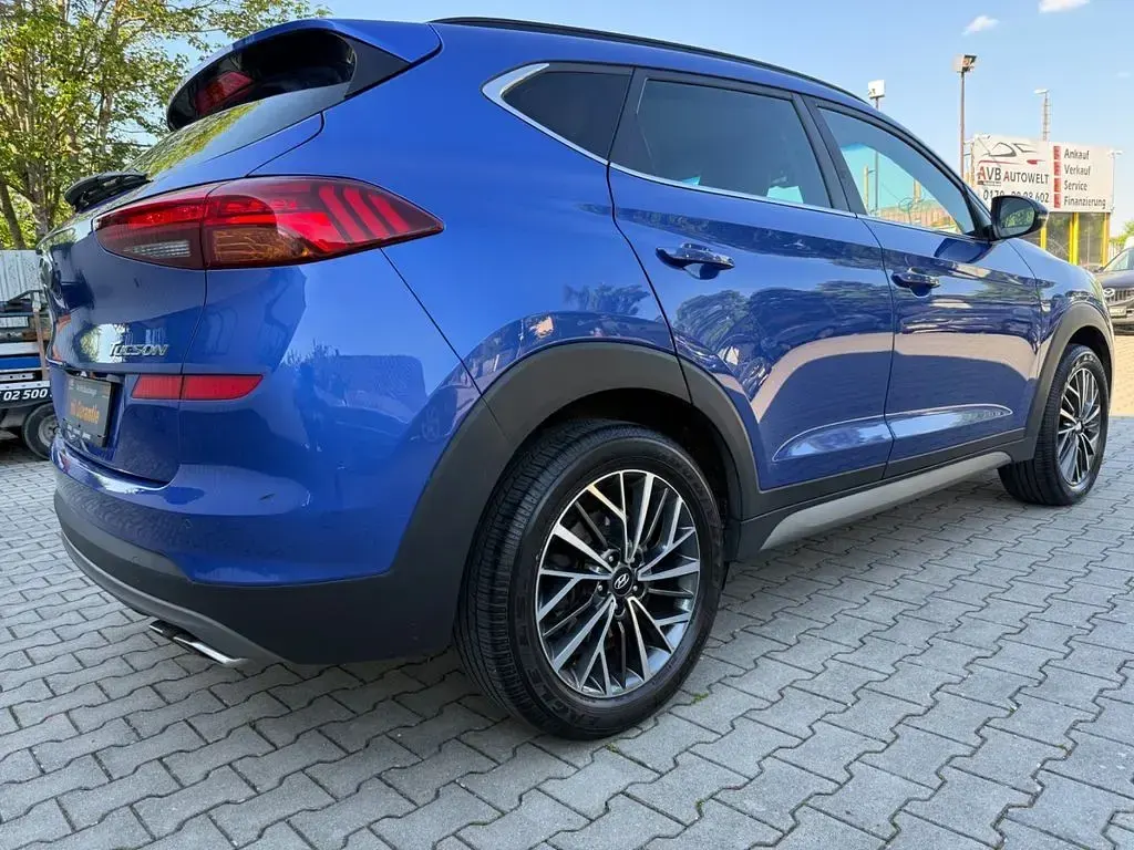 Gebraucht Hyundai Tucson Premium 177 PS (130 kW) 2019 Blau SUV