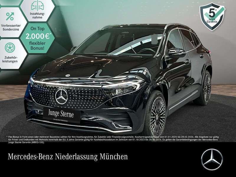 Schwarz Gebraucht 2024 Mercedes EQA300 Advanced Plus SUV | 39.890 € (Fairer Preis) - Bild 1/3